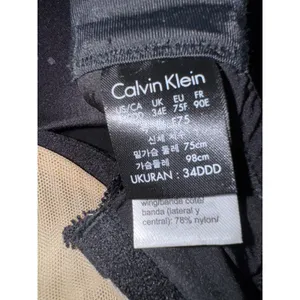 Brand New Calvin Klein Women's Size 34DDD Black Unlined Full Coverage Bra thumbnail 8