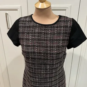 Banana Republic Women's Tweed Sheath‎ Dress Academia Preppy School Girl thumbnail 2