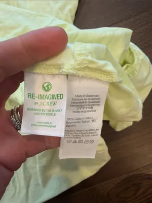 J. Crew Women’s Small Light Green Tiered Mini Short Sleeve Dress - C1-143 thumbnail 5