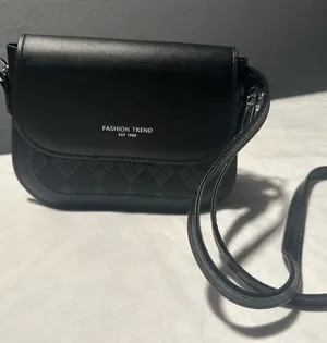 Black Quilted Crossbody Bag with Adjustable Strap thumbnail 1