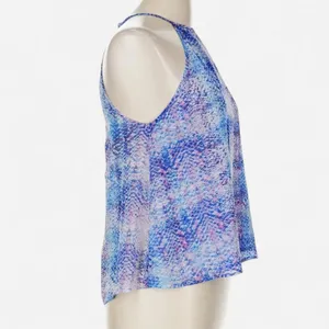 Show Me Your Mumu halter crop top Selena women medium retro eclectic festival thumbnail 4