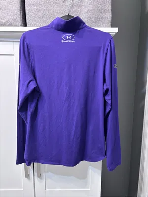 NFL Under Armour Baltimore Ravens Combine Authentic 1/4 Zip Pullover Women's L thumbnail 2