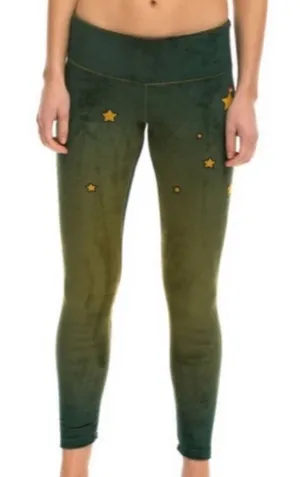 Aviator nation women’s ombré stars preppy bohemian leggings size medium thumbnail 1