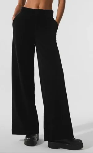 New Micro Corduroy Mid-Rise Dreamer Wide Leg Trouser thumbnail 4