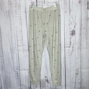 Star + Skye NWT Size 1X Gray Star Print 2 Pc. Pajama Set - Tank & Jogger Pants thumbnail 5