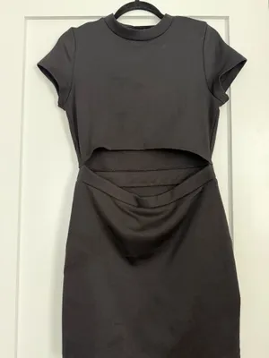 Black H&M Divided Mini Sweater Dress thumbnail 3