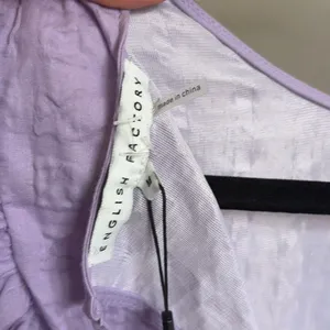 ✨ENGLISH FACTORY Back Tie Jacquard Lavender Sz Medium Dress✨ thumbnail 11