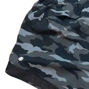Athleta Printed Mesh Racer Run 4" Camo‎ Athletic Lined Shorts Size Small UFP 50 thumbnail 4