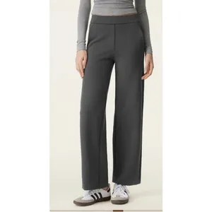 OGLmove High Rise Wide Leg Trouser Pants Brown Size XL New With Tags thumbnail 2