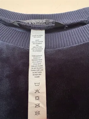 Splits59 Joy blue velour crewneck sweatshirt thumbnail 5