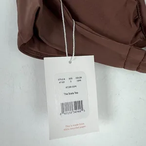 NWT Andie Swim The Scala Top Flat in Espresso Brown Size Small S NEW thumbnail 9