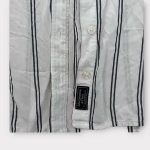 Black and White Striped Abercrombie & Fitch Button Down thumbnail 3