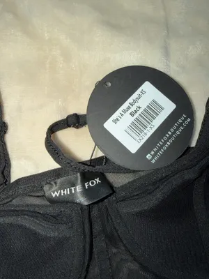 She’s A Muse White Fox Boutique Bodysuit thumbnail 3