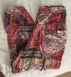 Patterned Flowy Pants thumbnail 3