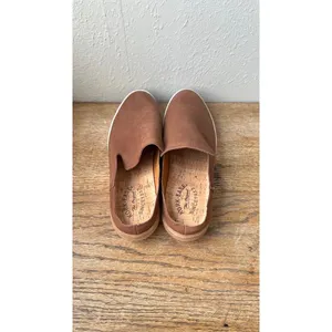 Kork-Ease Brown Leather Mule Sneakers Slip On Cork Footbed Womens 7.5M thumbnail 4
