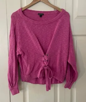 Pink Express Tie‎ Sweater thumbnail 1