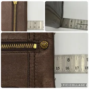 The Sak‎ Womens Wallet Bronze Leather Brass Hardware Reptile Print Trim Bi-Fold thumbnail 7