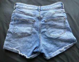 H&M Light Wash Denim Shorts thumbnail 2