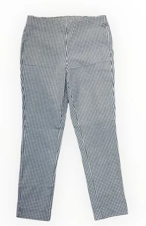 Michael Kors Gingham Pull-On Skinny Ankle Pants High Rise Women’s Medium thumbnail 1