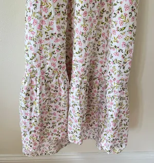 J.Crew Side Cutout Poplin Cotton A-Line Midi Dress White Meadow Floral thumbnail 3