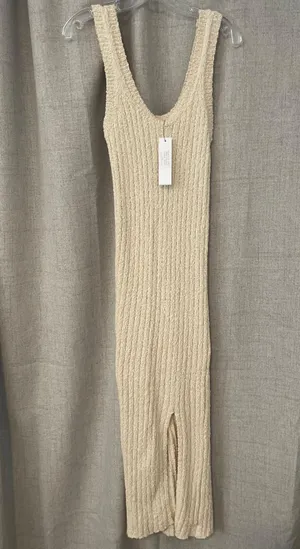VICI | Desert Moon Ribbed Midi Dress | M thumbnail 1