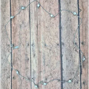Ann Taylor Silver-Tone Long Chain Necklace With Clear Crystal Accents 36 Inches thumbnail 7