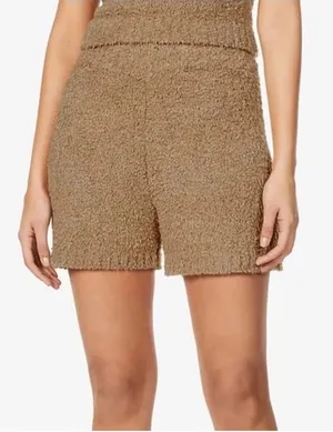 SKIMS cozy shorts in tan brown size large/ extra large thumbnail 1