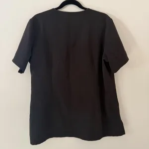 Figs Catarina One-Pocket Scrub Top‎ Black Size XL Scrub Shirt Short Sleeve thumbnail 5