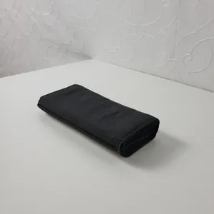 Kipling Teddi Womens Wallet Black Metallic Snap Checkbook Organizer Clutch Nylon thumbnail 2