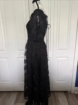Black Embroidered Puff thumbnail 5