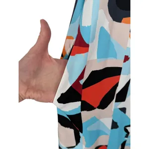 NWT Anthropologie Women's Breezy Wide Leg Jumpsuit Geometric Print Size‎ Small thumbnail 11