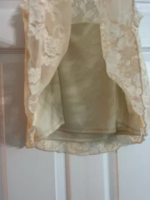 Cream Aqua Lace Cami thumbnail 4