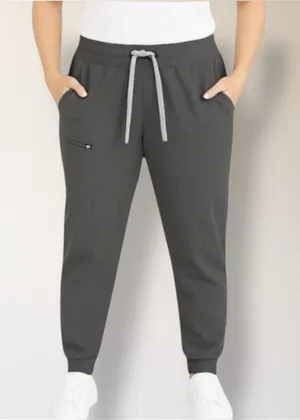 FIGS Technical Collection Gray Jogger Scrub Pants Medical Career Womens Size‎ M thumbnail 1