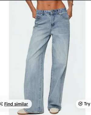 Edikted Mid Rise Baggy Jeans thumbnail 2
