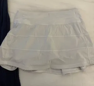 Lululemon Skirt Pace Rival White thumbnail 1