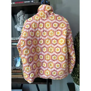 Show Me Your Mumu Powder Puffed Jacket Honeycomb Daisy Womens Size Medium thumbnail 8