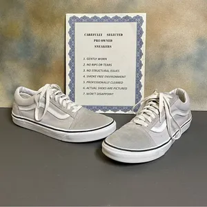 Vans Ward Low Cut Suede / Canvas Gray Women's Sneakers Size 10M Men's Size 8.5M thumbnail 2