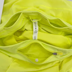 Lululemon Pace Rival Skirt Electric Lemon Yellow Bright Neon Pleats Skort Size 0 thumbnail 6