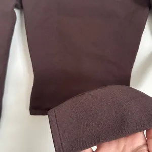 Aritiza Babaton Ribbed Brown Long Sleeve Size XXS / XS Contour Sculpt thumbnail 4
