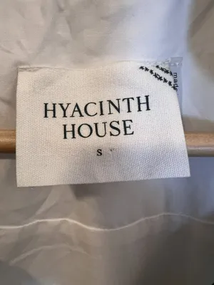 Tuckernuck Hyacinth House Arem Embroidered Caftan Small Front Zip White Green thumbnail 6