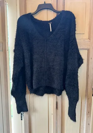 Free people fuzzy sweater thumbnail 1