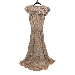 Walker & Wade Floral Smocked Midi Dress | Cottagecore Romantic | Small‎ thumbnail 4