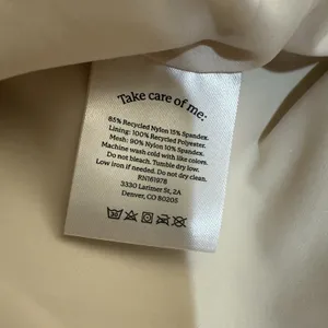 Halfdays Nan‎ Field Jacket Womens Small Oatmilk Beige Cargo Hiking Coat Full Zip thumbnail 7