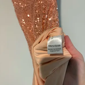 Hello molly so outta my mind Sequin slit maxi Dress in‎ Rose Gold small thumbnail 6