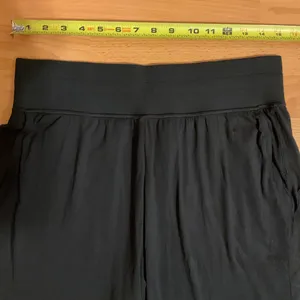 Alo Yoga Semi-Sheer Delicate Lounge Flare Pant (Regular) Black L thumbnail 3