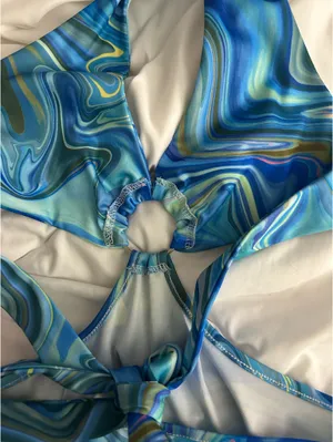 Blue Mini Dress thumbnail 6