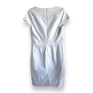 Grace Karin Womens Dress‎ Sz XL Pencil Bodycon White Cap Sleeve Dress 50s 60s thumbnail 4