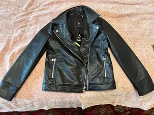 Art Class Girls faux leather biker jacket thumbnail 7