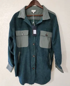 143 Story Hunter Contrast Corduroy Oversized Jacket Shacket Size Small thumbnail 1