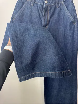 Abercrombie and Fitch High Rise Wide Leg Trouser Pant thumbnail 8